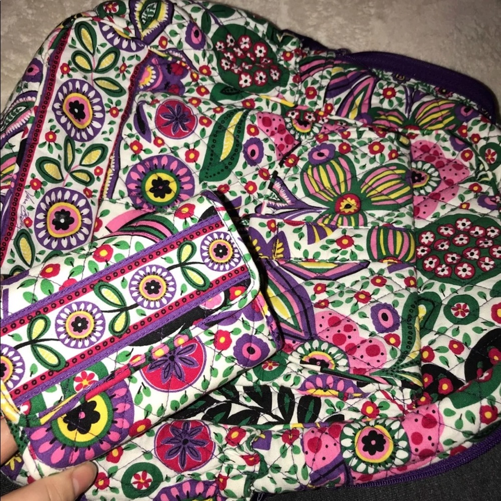Vera Bradley book bag and wallet